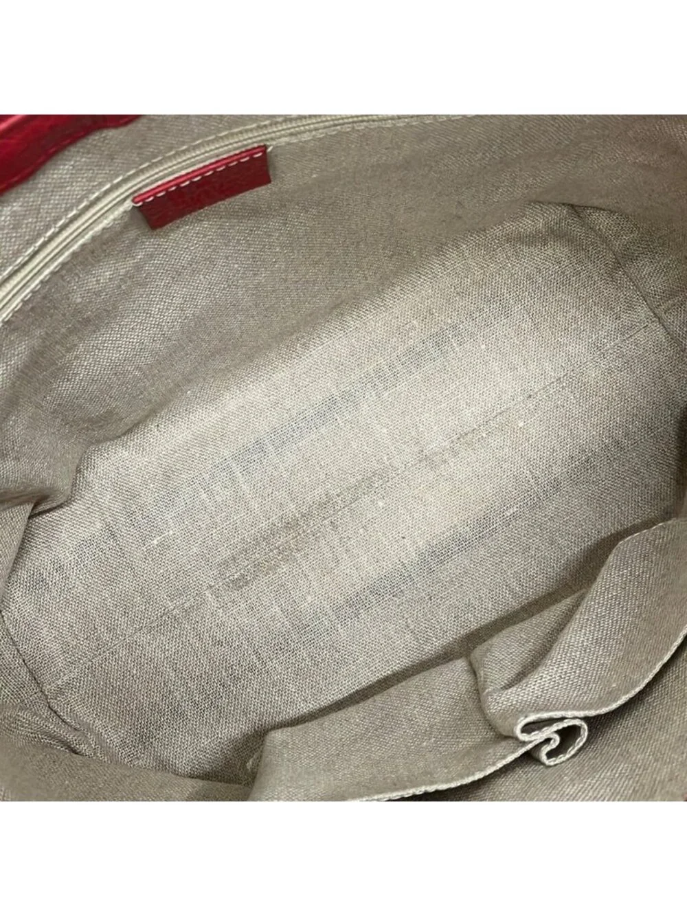 Gucci Handbag Red Leather - Picture 7 of 10